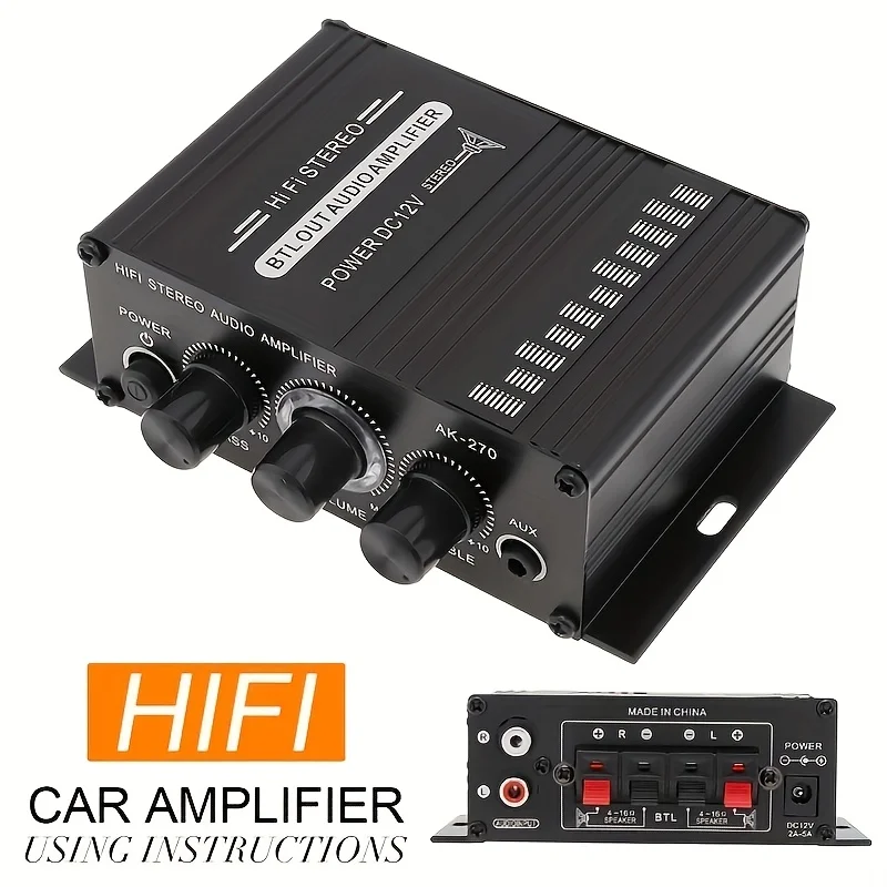 AK-270 400W Mini Eindversterke - Audio Home Cinema recensie en prijs